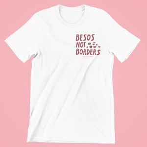 Besos Not Borders White T-Shirt